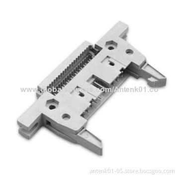 2.54mm IDC Type Flat Ribbon Connector Shrouded Header with or without Lock, 1A Current Rating